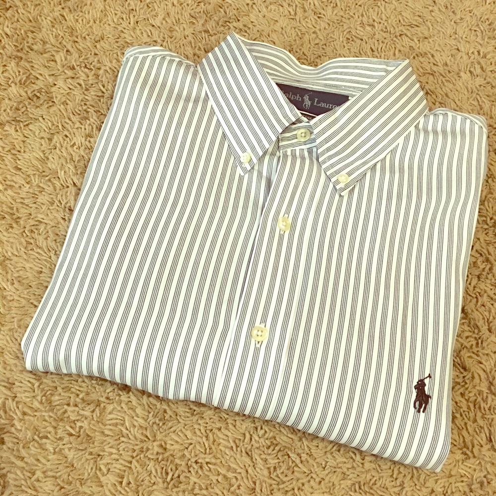 Handsome Striped Custom Fit Dress Shirt